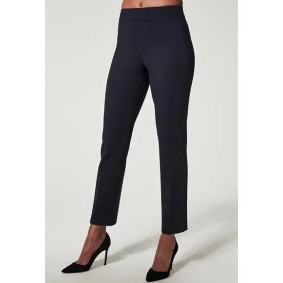 SPANX Pants - Spanx SPANXsupersmooth PerfectFit Ponte Slim‎ Straight Pant in Navy Size Large